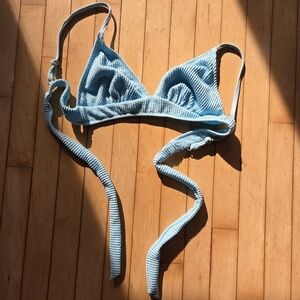 No Boundaries Sky Blue Bikini Top